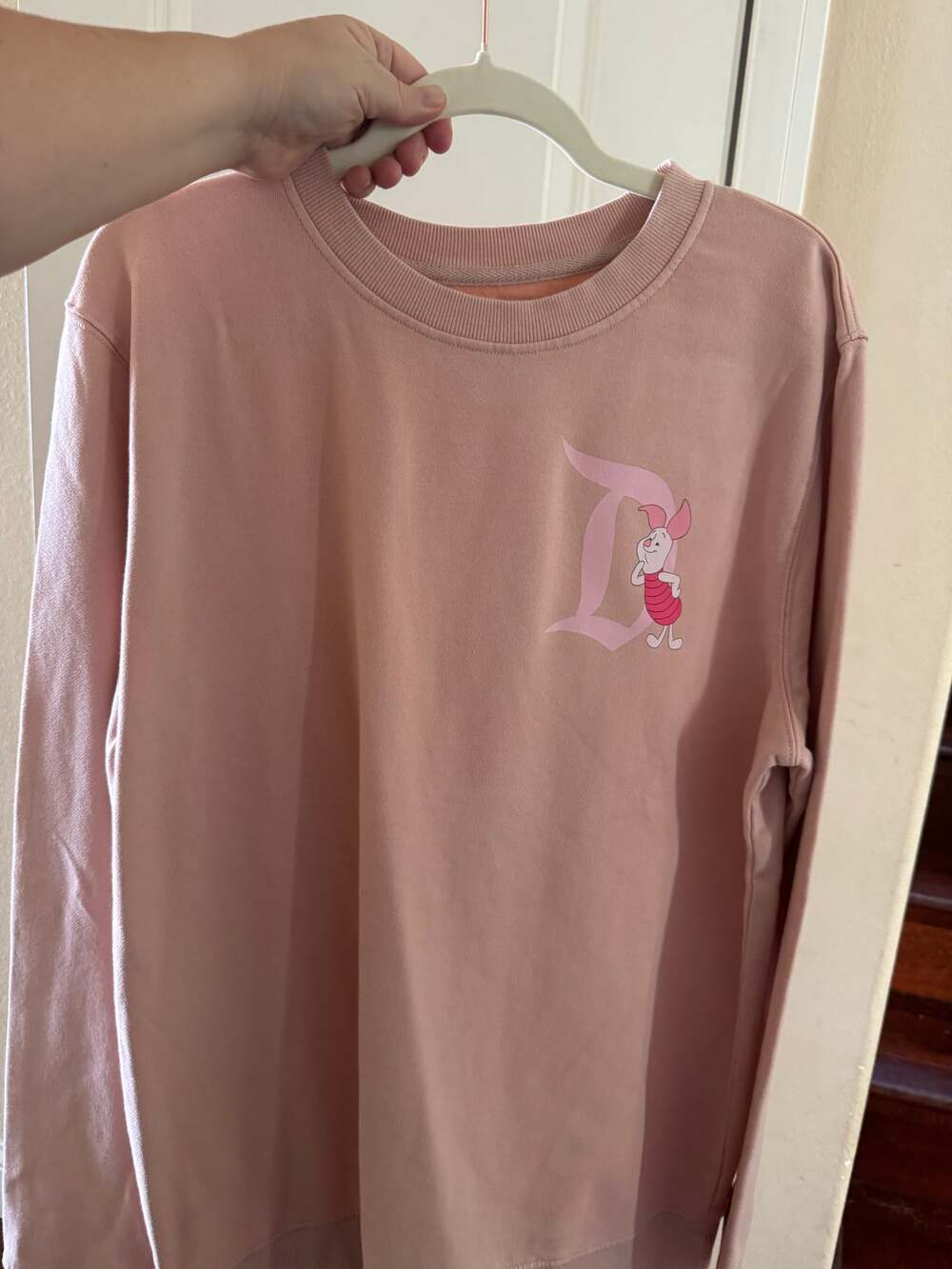 Disney Piglet Disneyland D Custom Made Sweatshirt Size Large